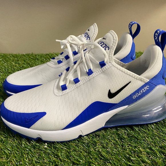 Nike Air Max 270 G Golf Shoes Men\'s Size White Racer Blue CK6483-106 NEW main image 9